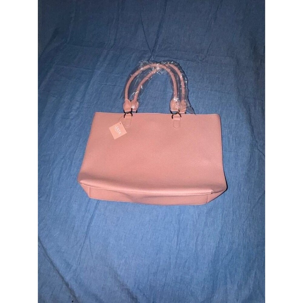 NWT Ulta Beauty Pink leather tote bag